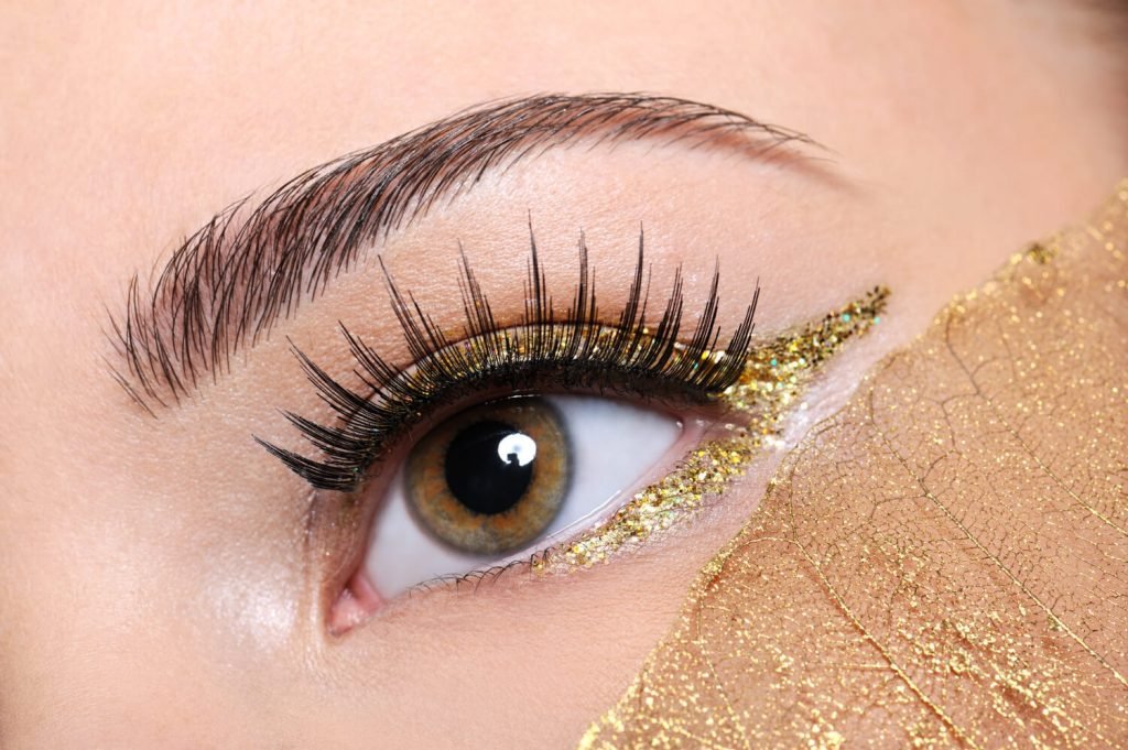 Lifted lashes after an LVL lash lift